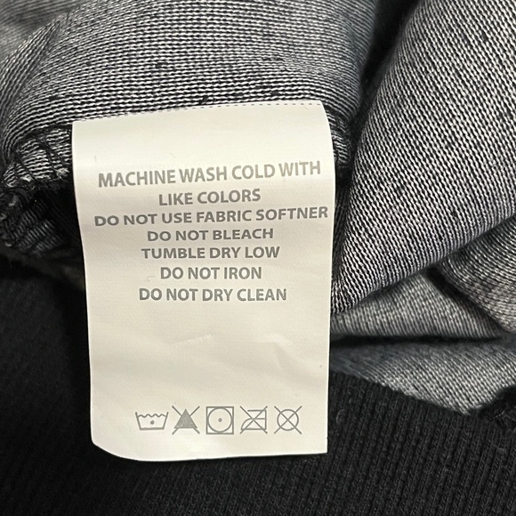 C&C California Velour Black Stripe Full Zip Black Hoodie Large - Picture 11 of 13